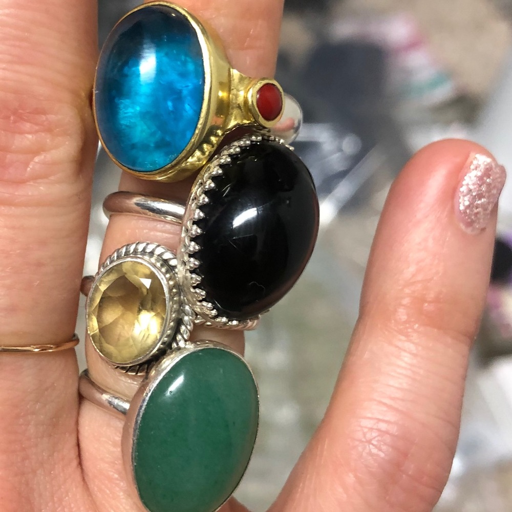 Bundle of rings from Etsy size 5.5